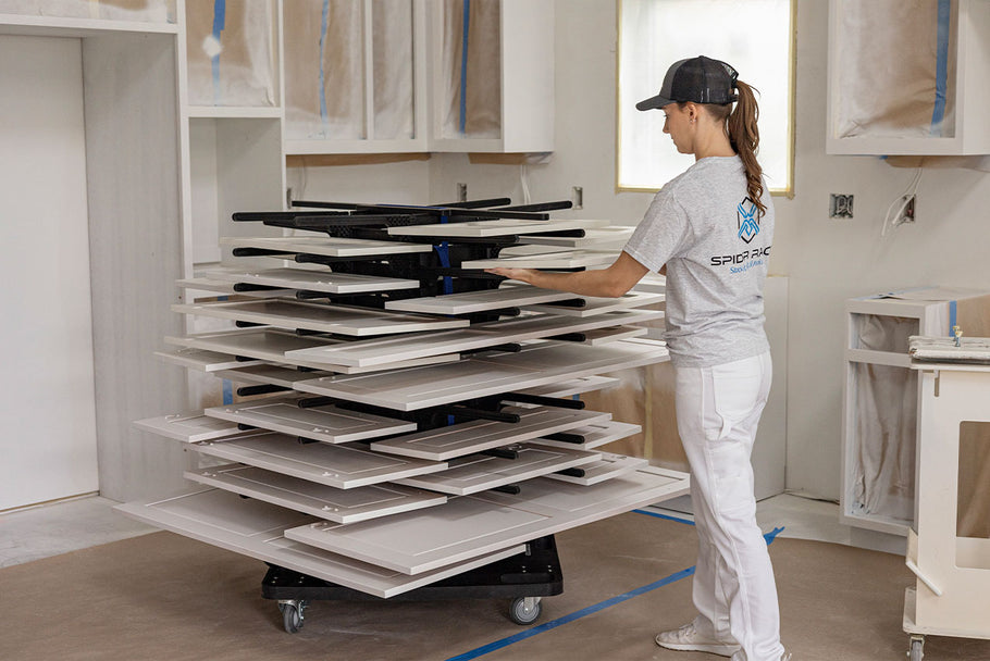 Spider Rack: Ultimate Portable Painting Drying Rack for Contractors