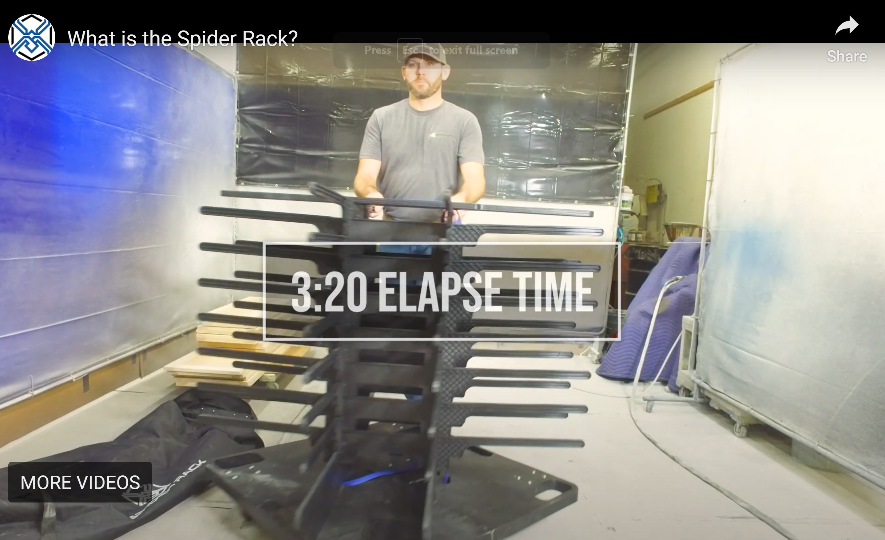 Load video: How to Use your Spider Rack